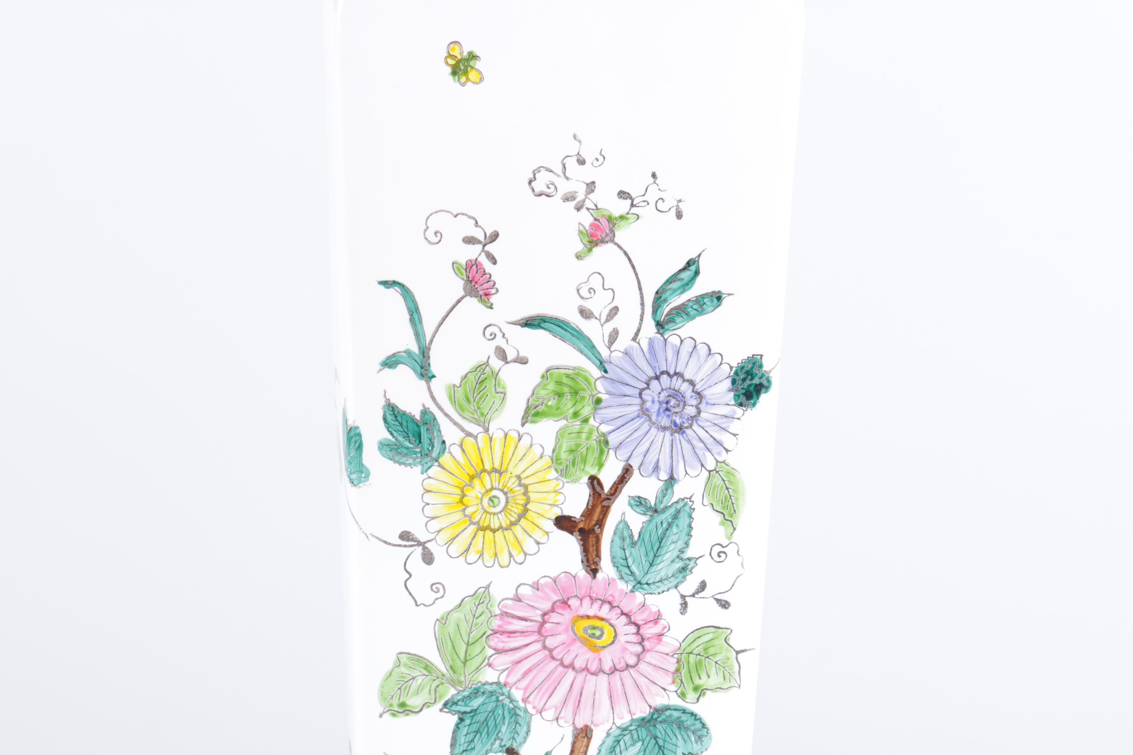 Hand Painted Ceramic Table Lamp