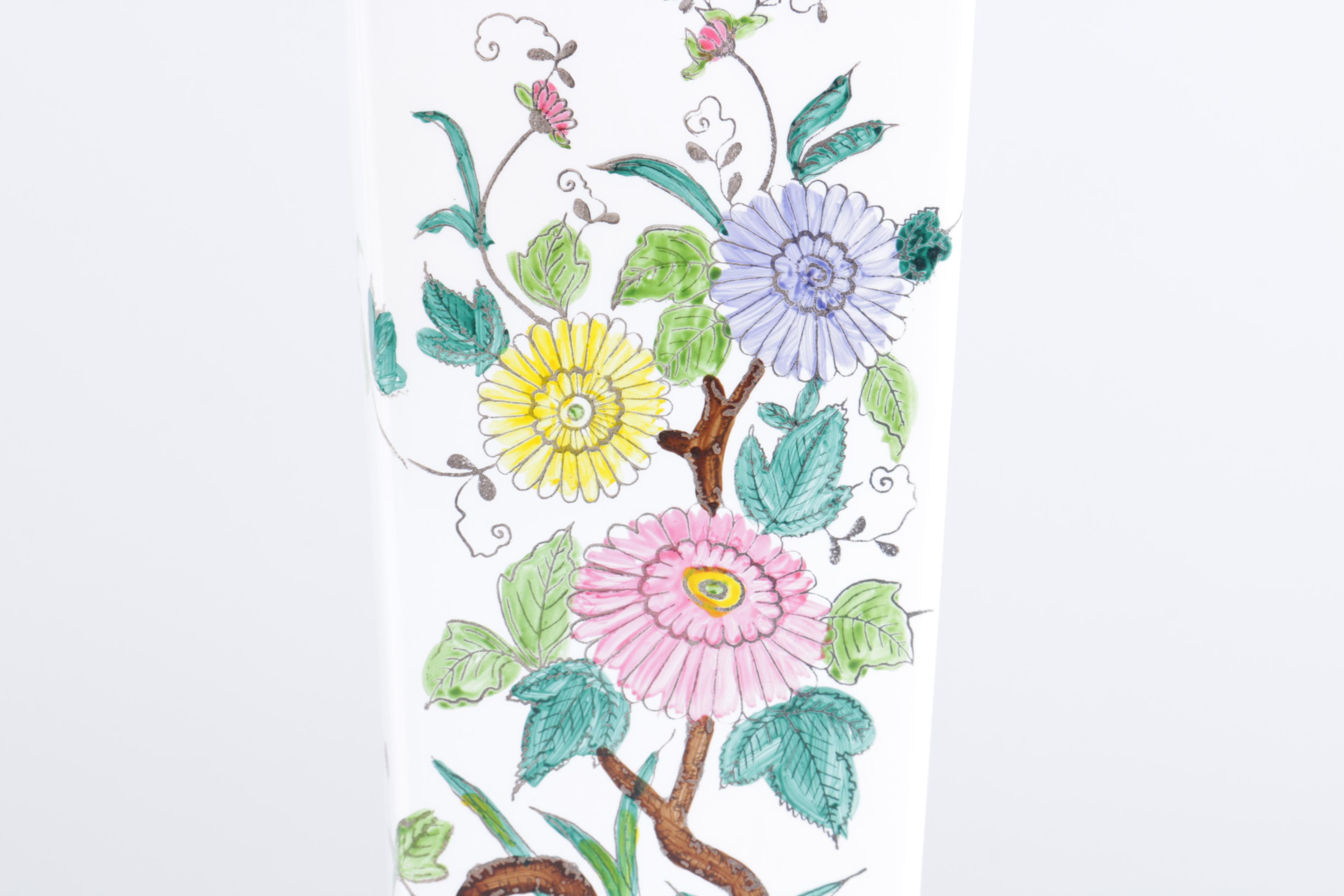 Hand Painted Ceramic Table Lamp