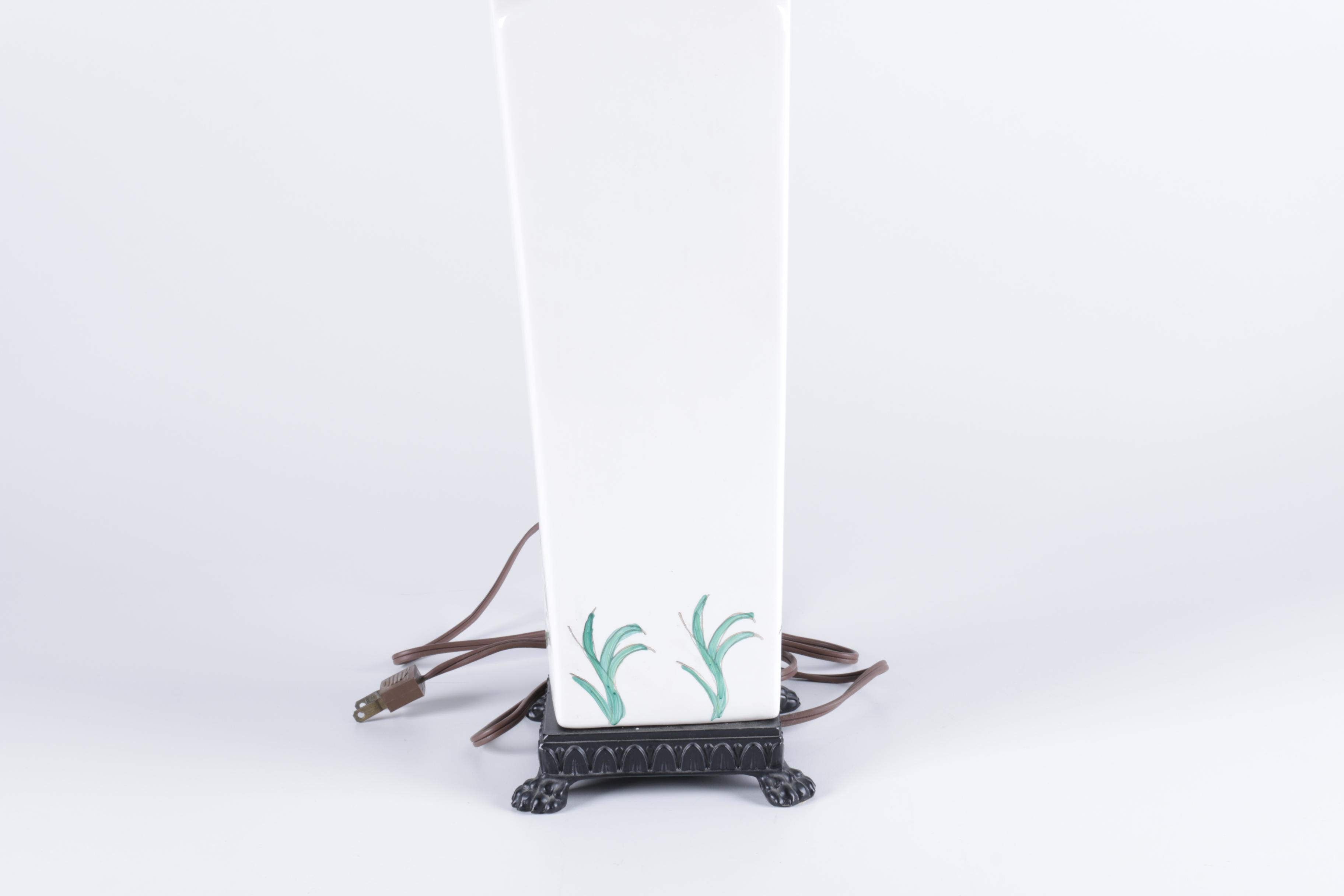 Hand Painted Ceramic Table Lamp