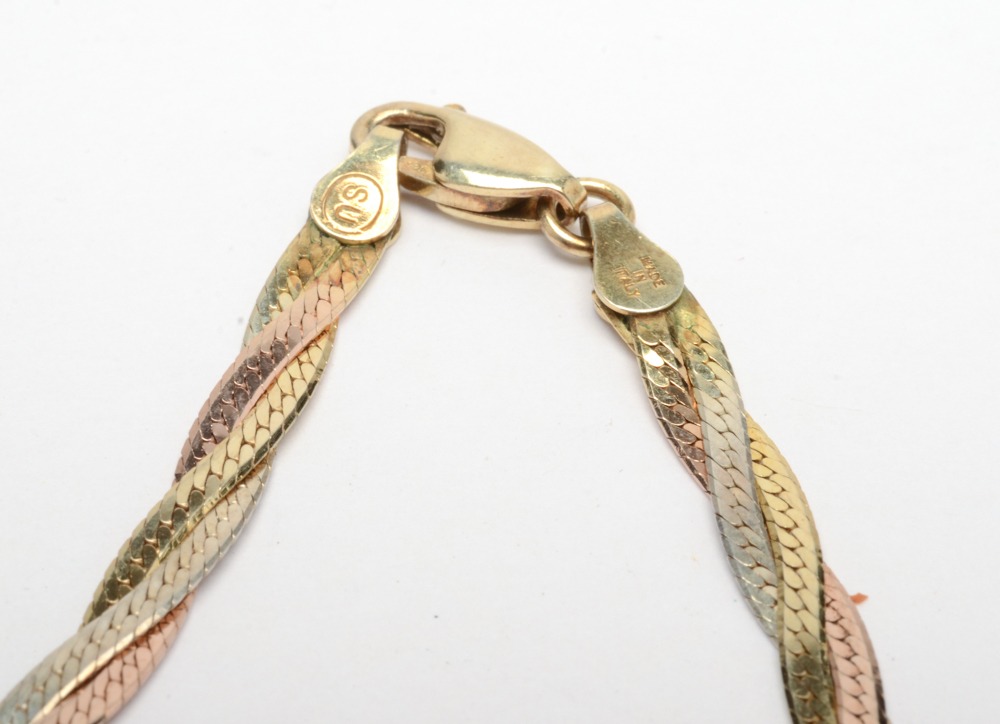 Sterling Silver Jewelry Including Necklace, Bracelets and Charms