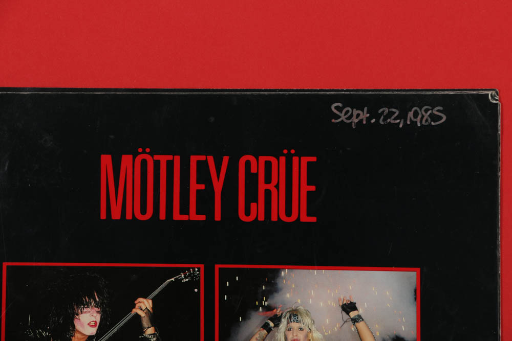Motley Crue World Tour Program Offset Lithograph