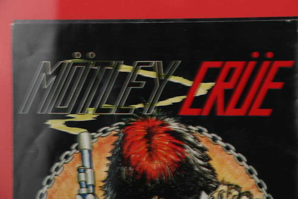 Motley Crue World Tour Program Offset Lithograph