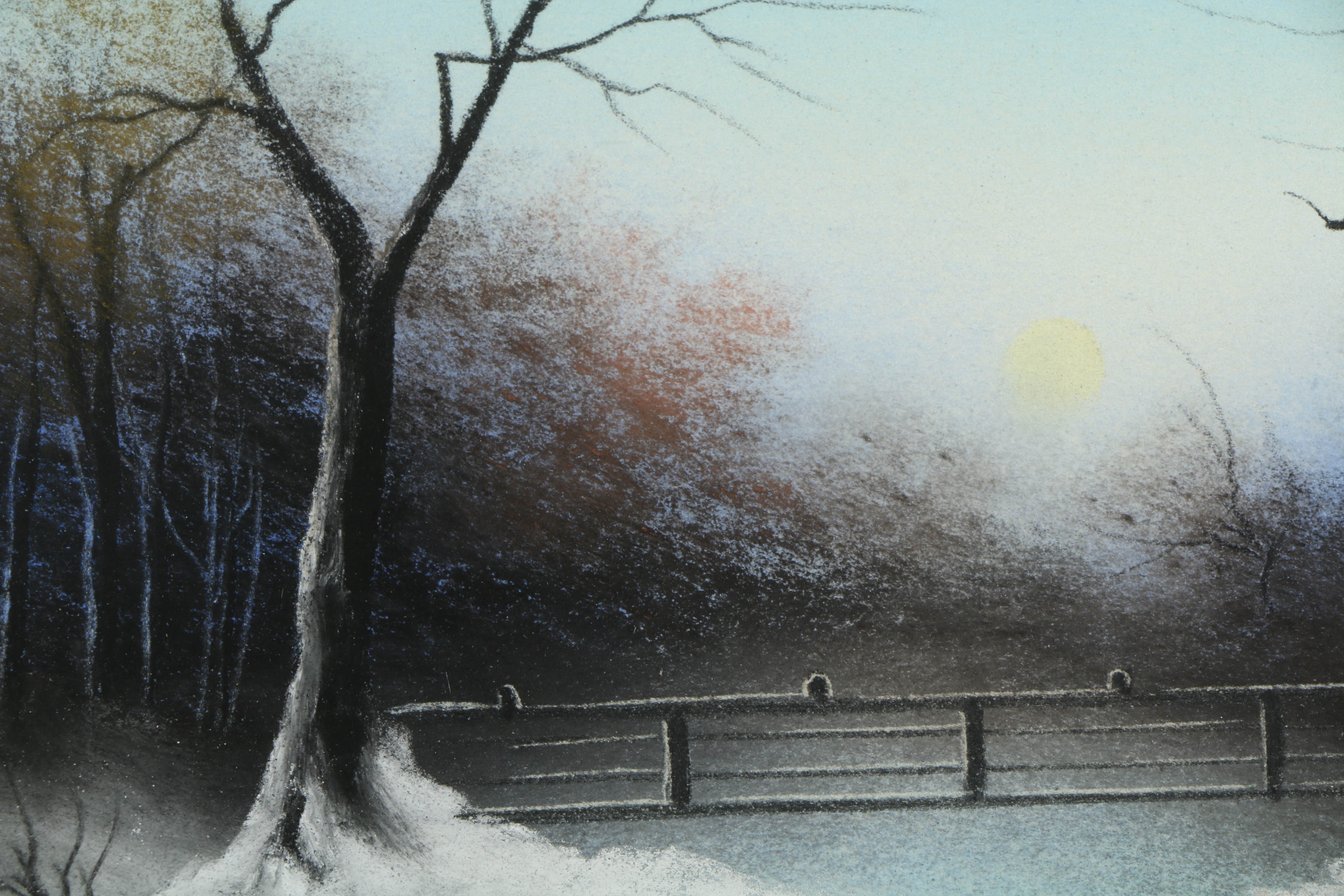 Catherine Maude Nichols Pastel Drawings of Landscapes