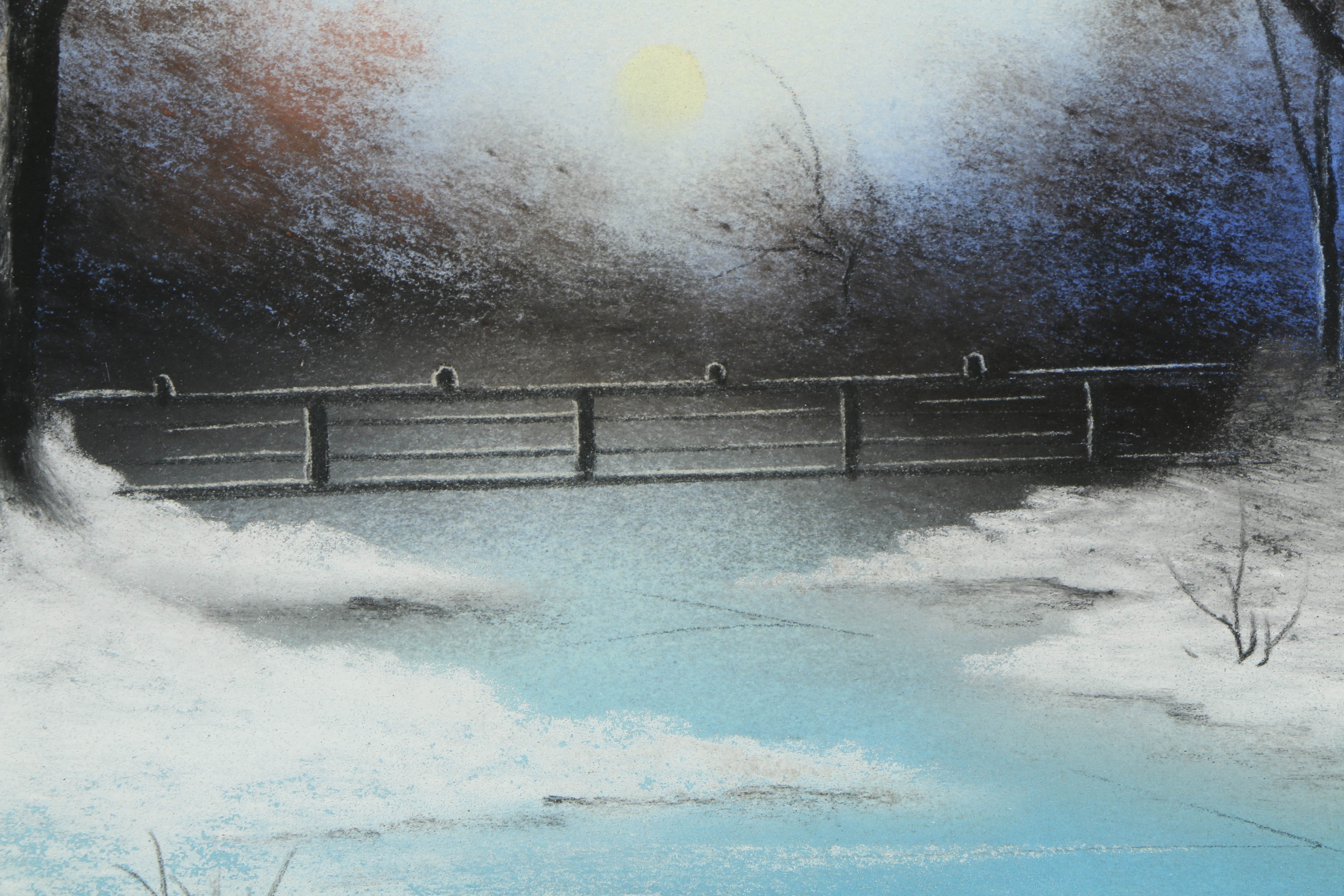 Catherine Maude Nichols Pastel Drawings of Landscapes