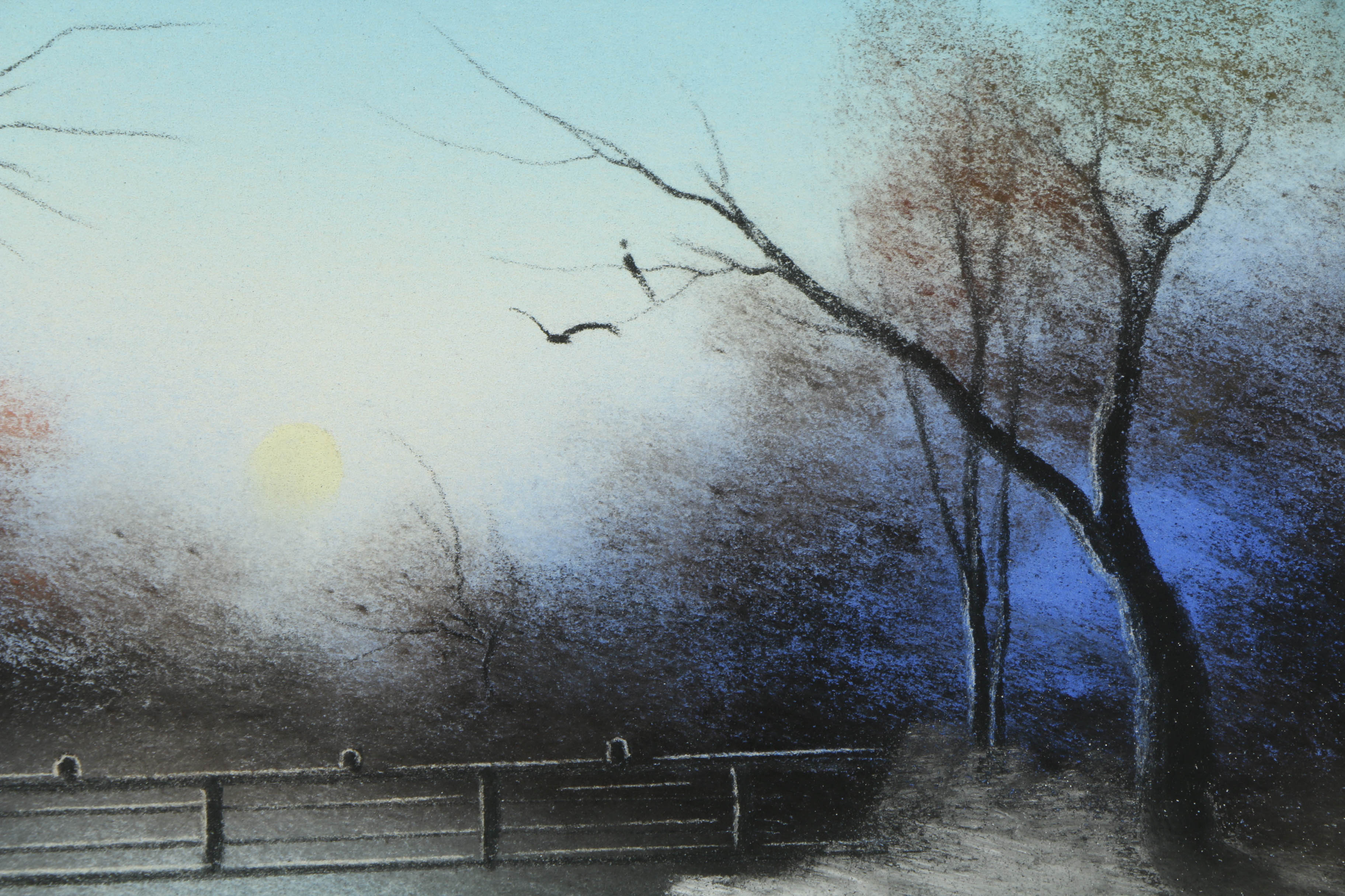 Catherine Maude Nichols Pastel Drawings of Landscapes