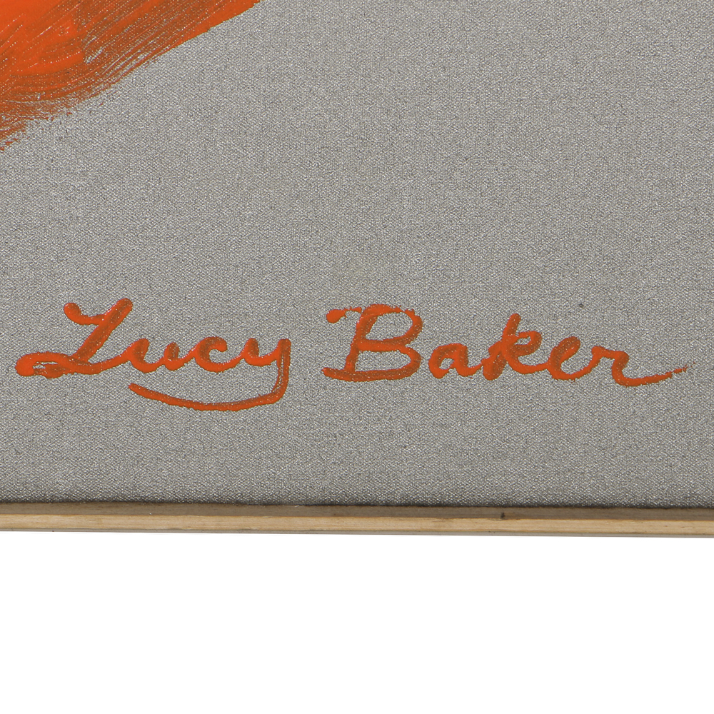 Lucy Baker Acrylic Painting on Canvas "Human Being #12" Zulu Series