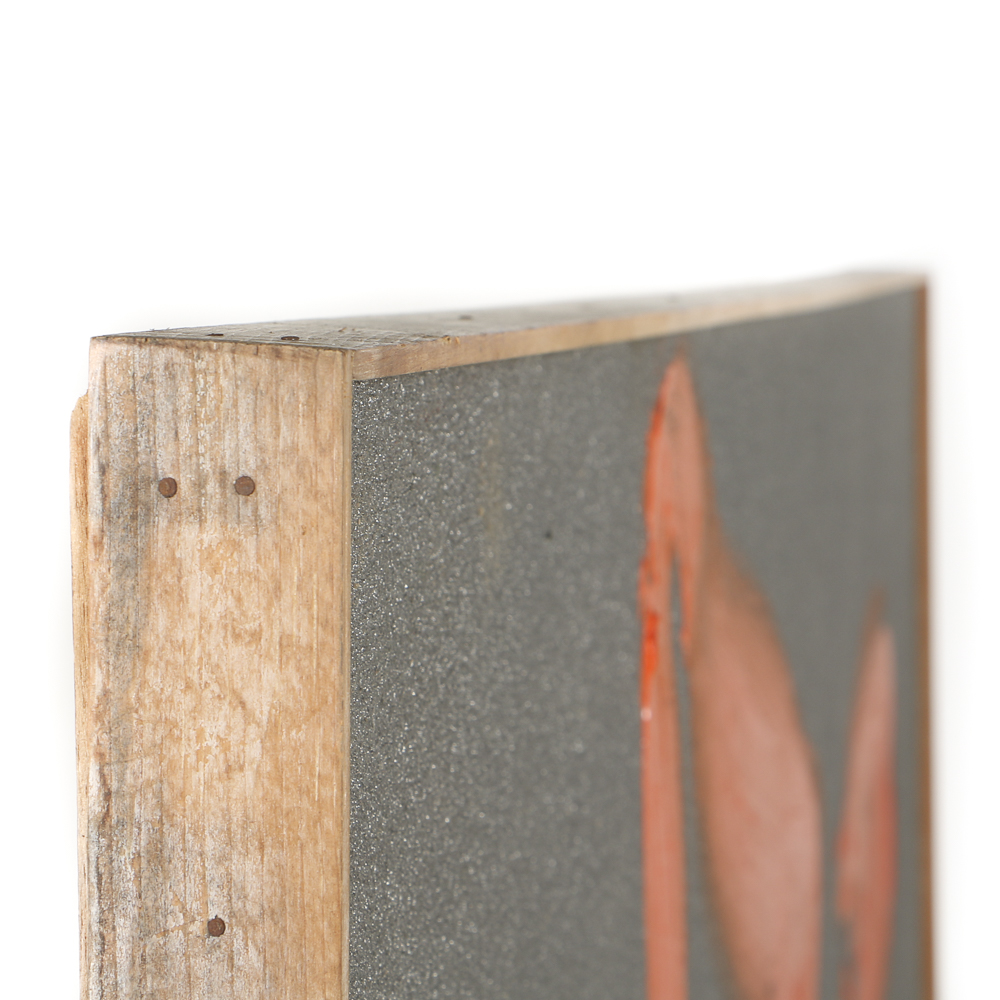 Lucy Baker Acrylic Painting on Canvas "Human Being #12" Zulu Series