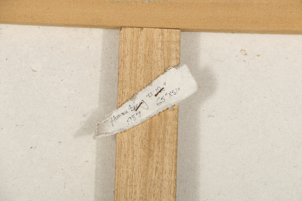 Lucy Baker Acrylic Painting on Canvas "Human Being #12" Zulu Series