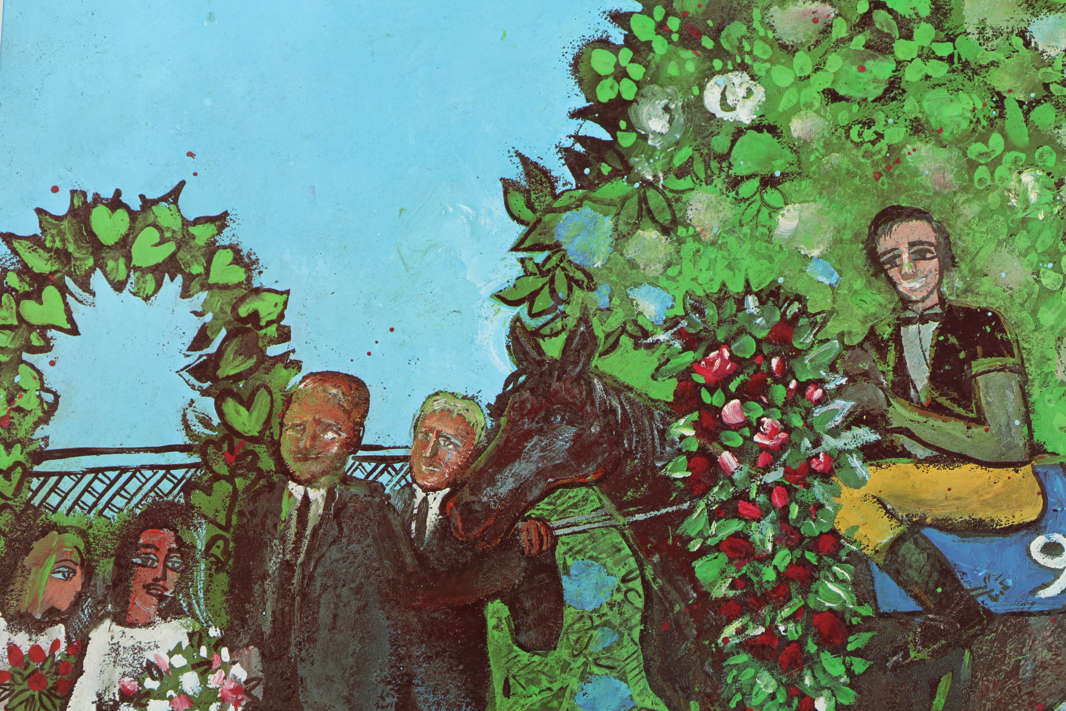 Henry Faulkner Limited Edition Offset Lithograph After "In the Winner's Circle"