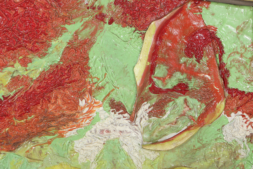 Graham Peacock Acrylic and Mixed Media on Canvas "Lucy's Choice"