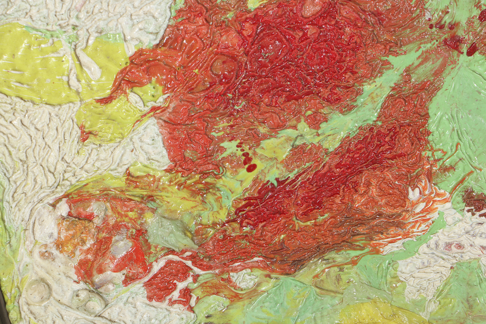 Graham Peacock Acrylic and Mixed Media on Canvas "Lucy's Choice"