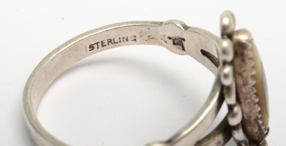 Thai Sterling Silver Bracelet and Other Sterling Jewelry