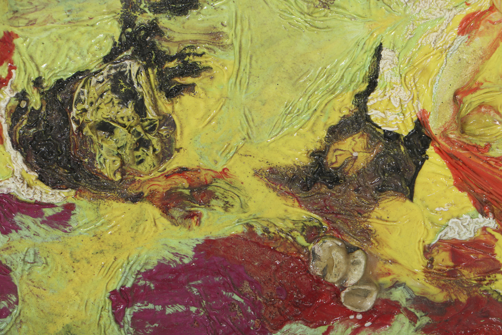 Graham Peacock Acrylic and Mixed Media on Canvas "Lucy's Choice"