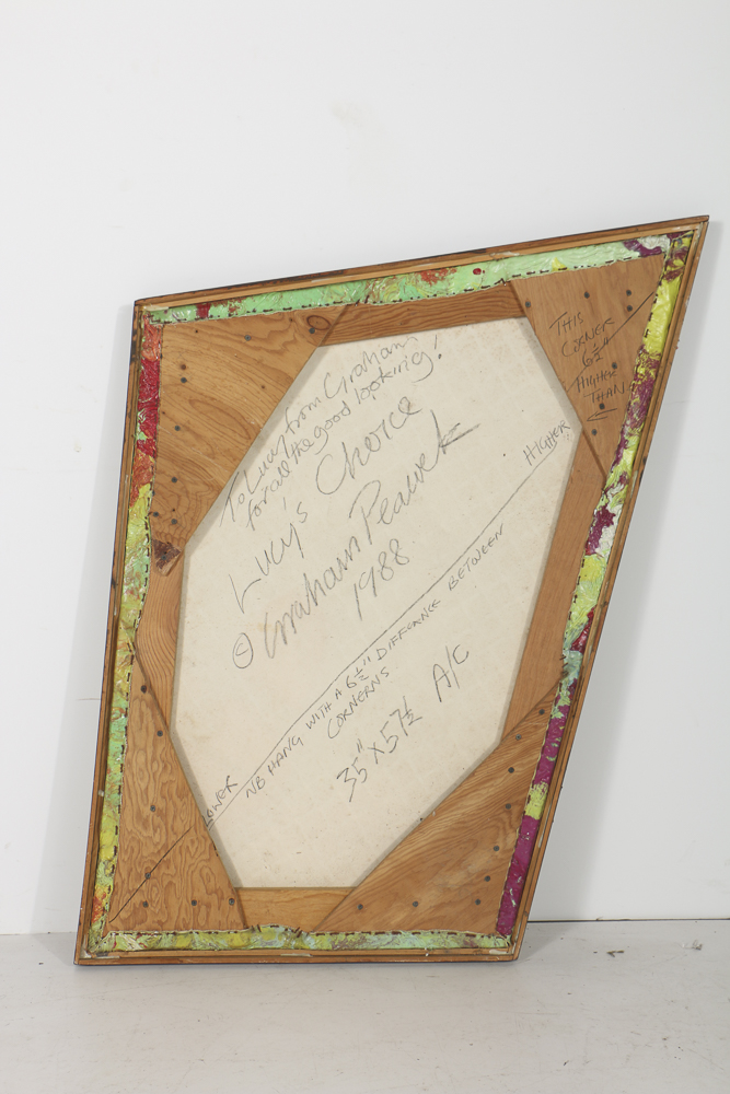 Graham Peacock Acrylic and Mixed Media on Canvas "Lucy's Choice"