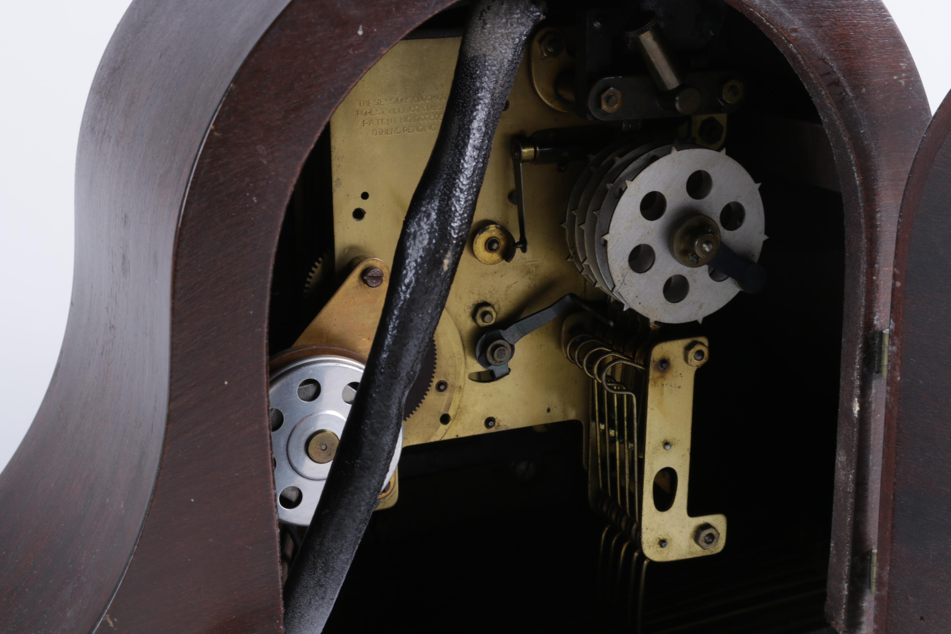 Vintage Sessions Electric Tambour Mantel Clock