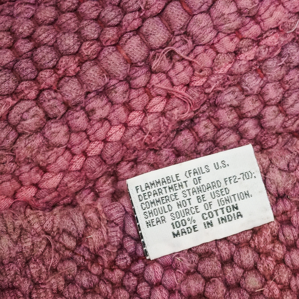 Three Cotton Indian Accent Rugs