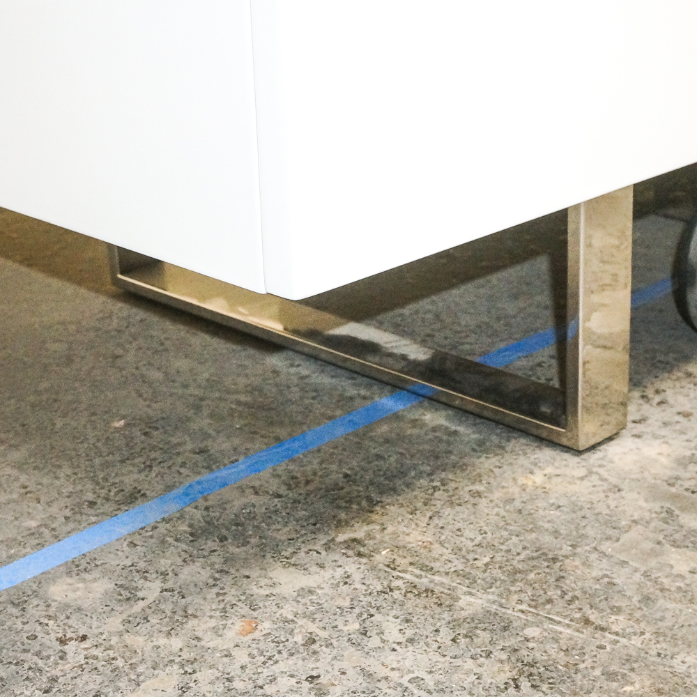 Modernist White Credenza