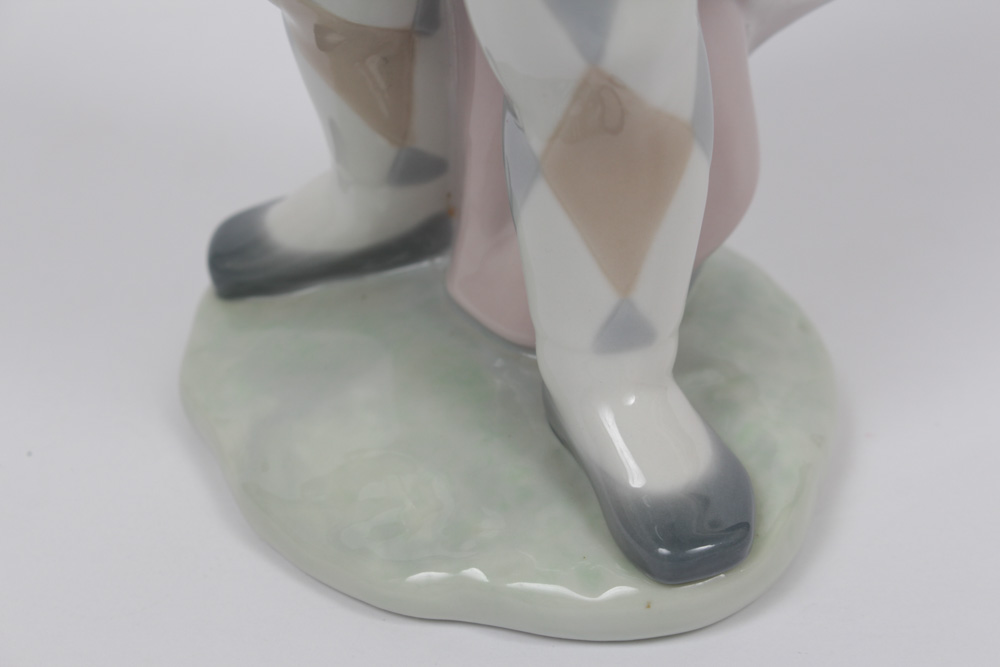 Rare Lladro Figurine "Harlequin with Violin"