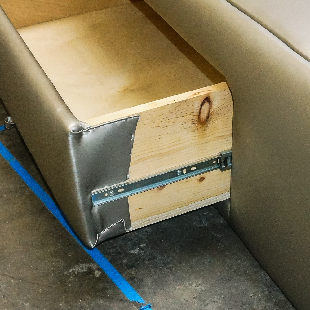 Queen size Bed Frame with Tufted Headboard