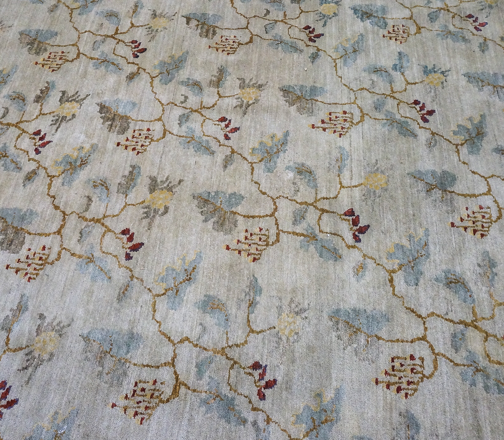 Hand-Knotted Michaelian & Kohlberg Himalayan Wool Area Rug Made in Nepal