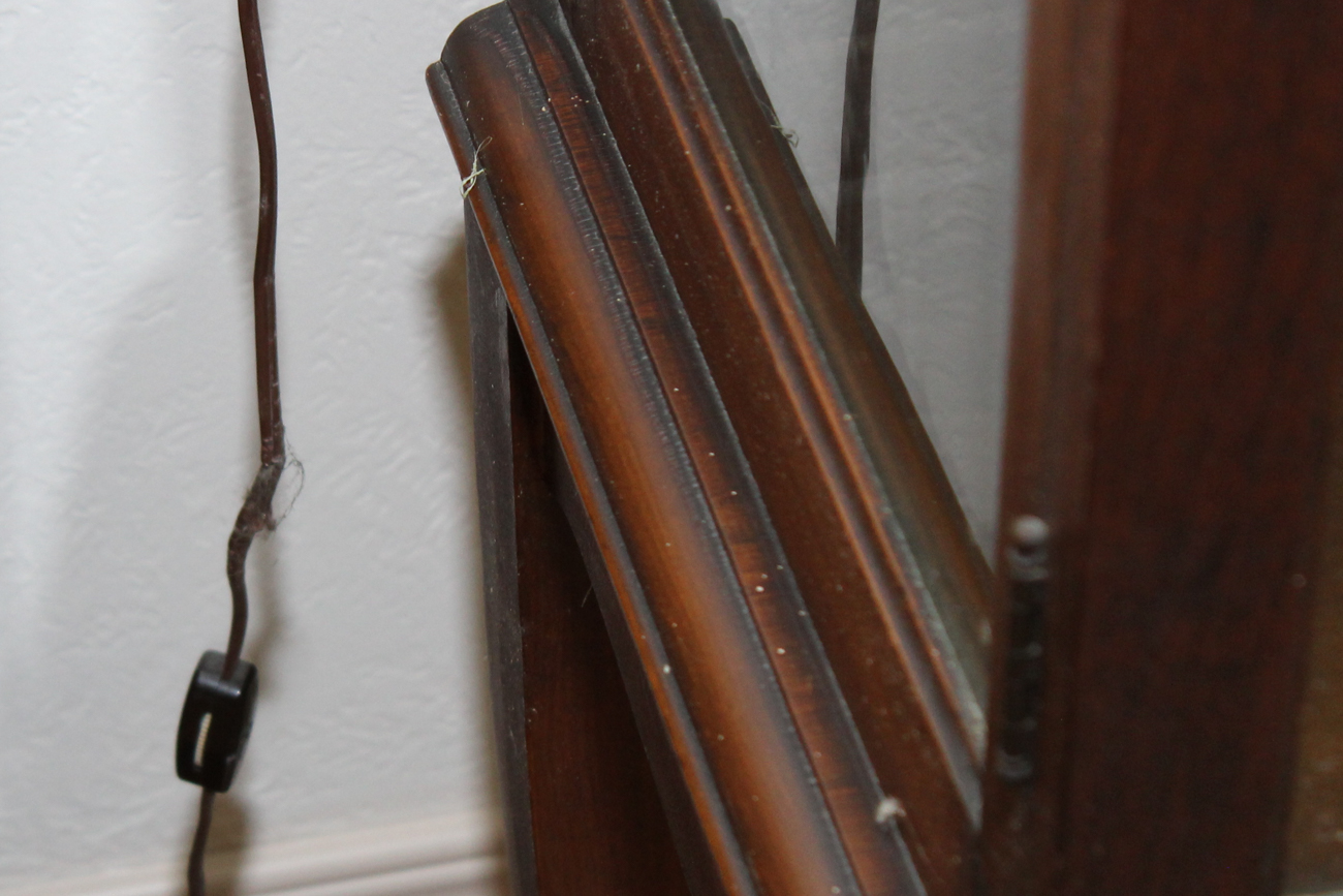 Antique Queen Anne Mahogany China Cabinet