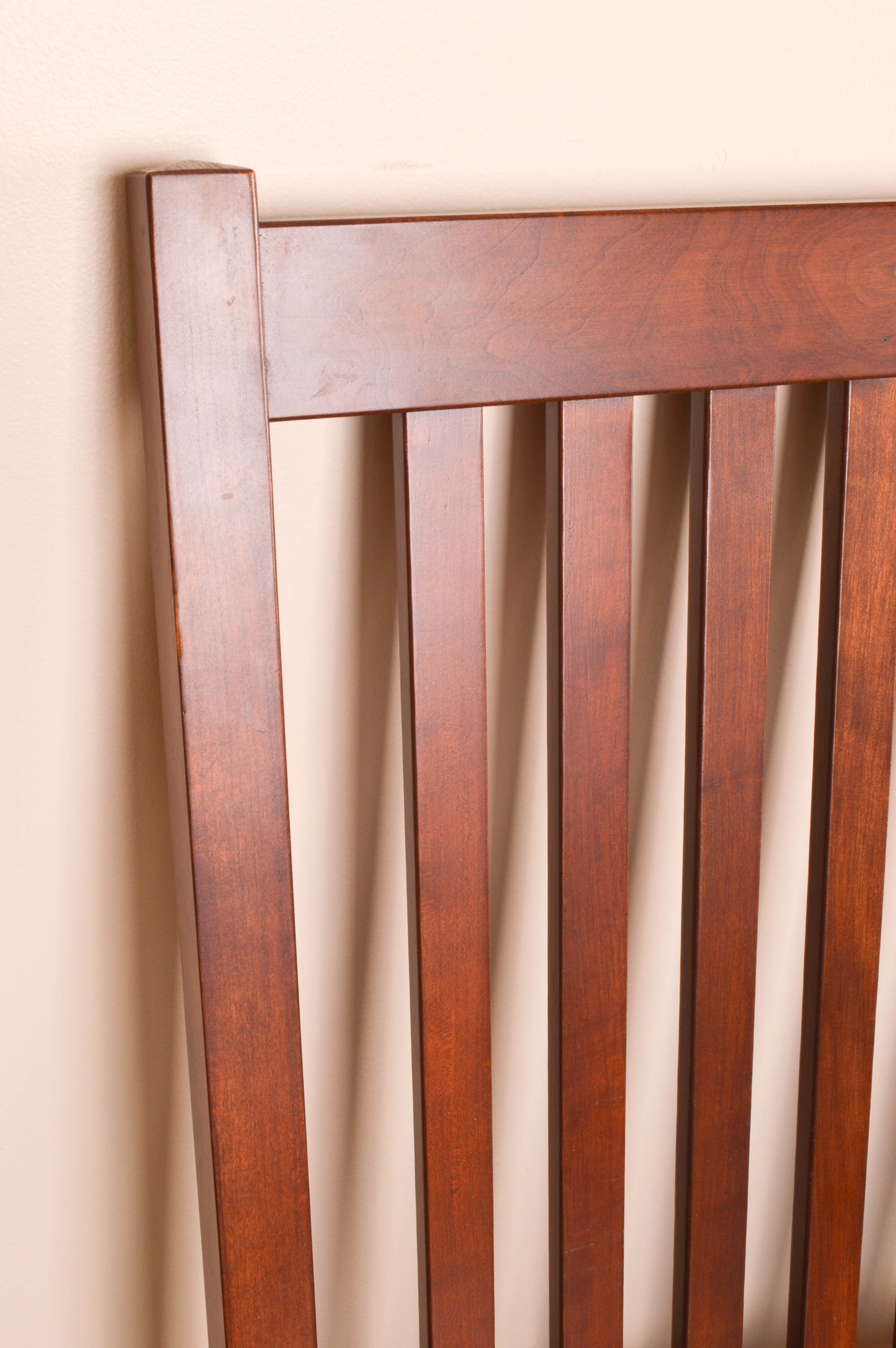 Amish Handcrafted High-Back Bench