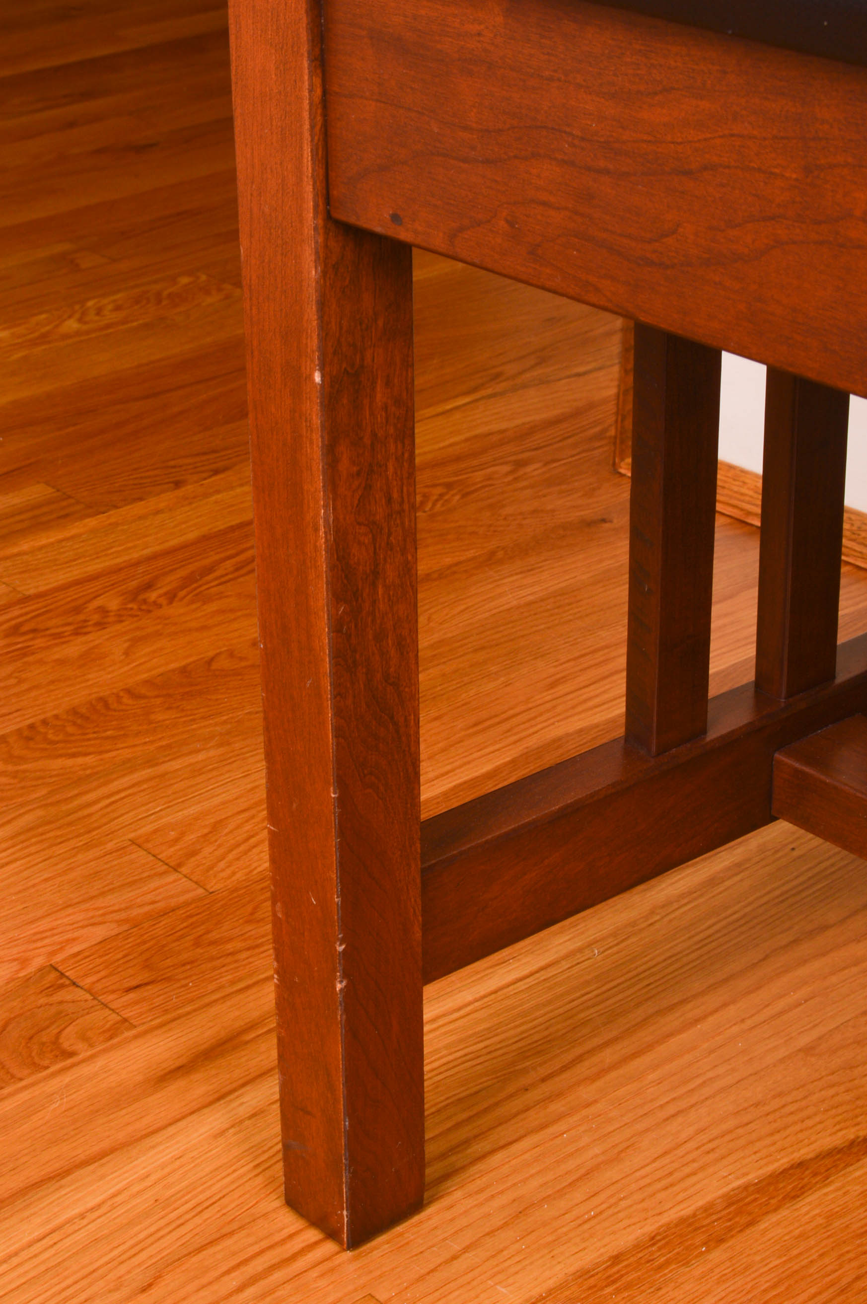 Amish Handcrafted High-Back Bench