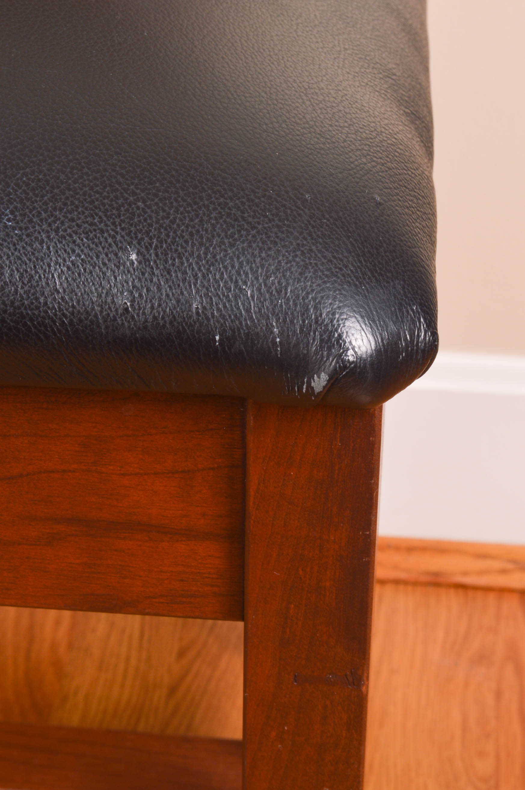 Amish Handcrafted High-Back Bench