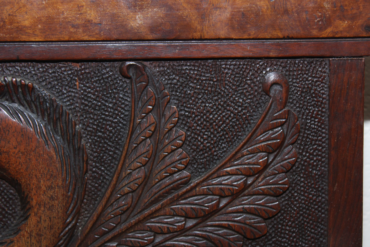 Antique Walnut Commode Chair