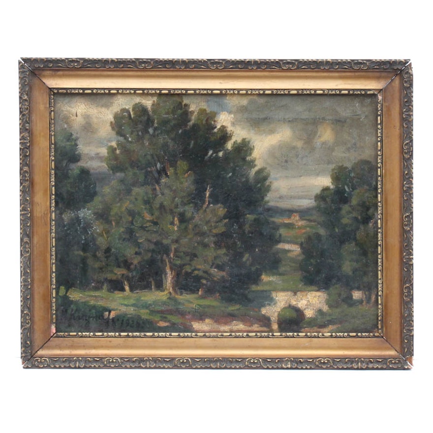 Antique Original Oil Painting