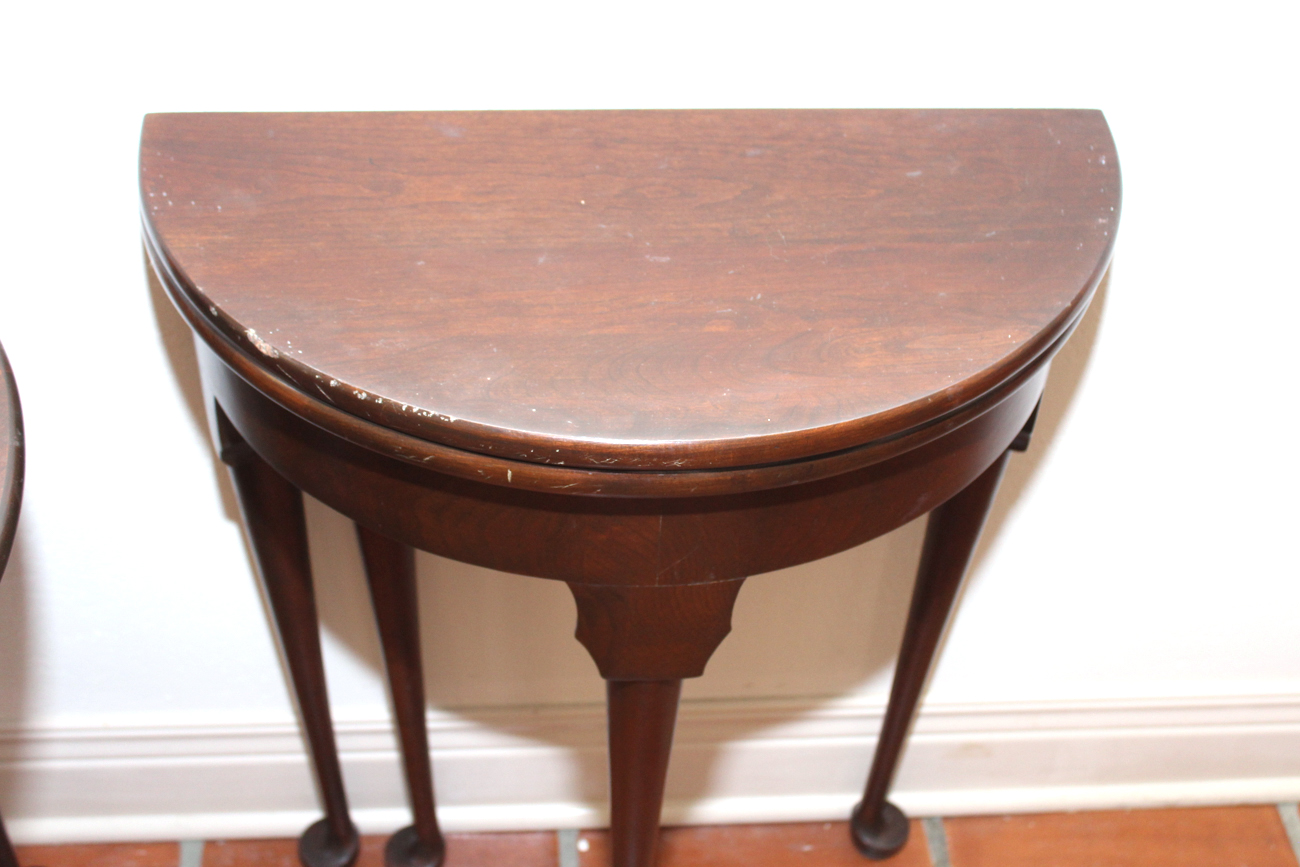 Matching Flip-Top Gate-Leg Tables