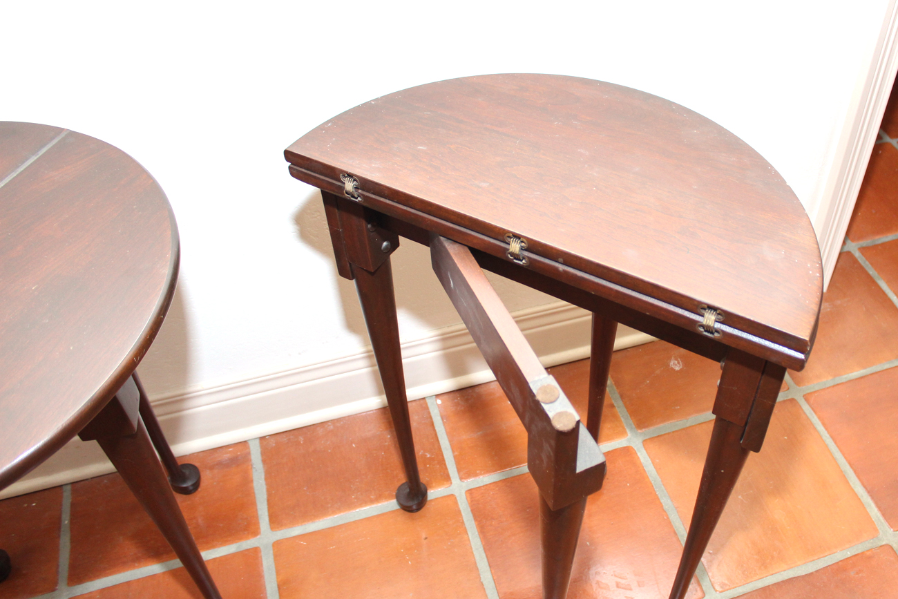 Matching Flip-Top Gate-Leg Tables