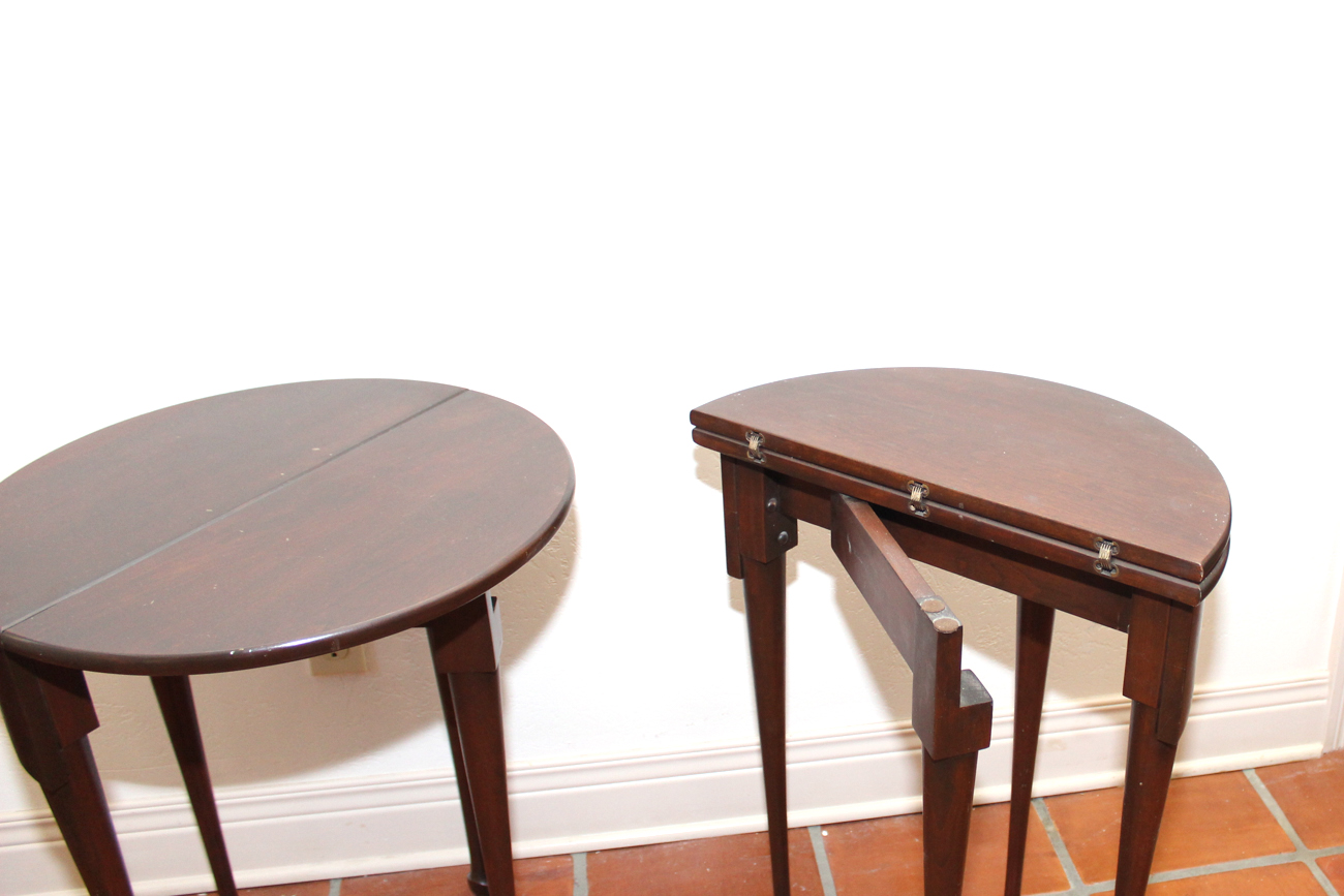 Matching Flip-Top Gate-Leg Tables