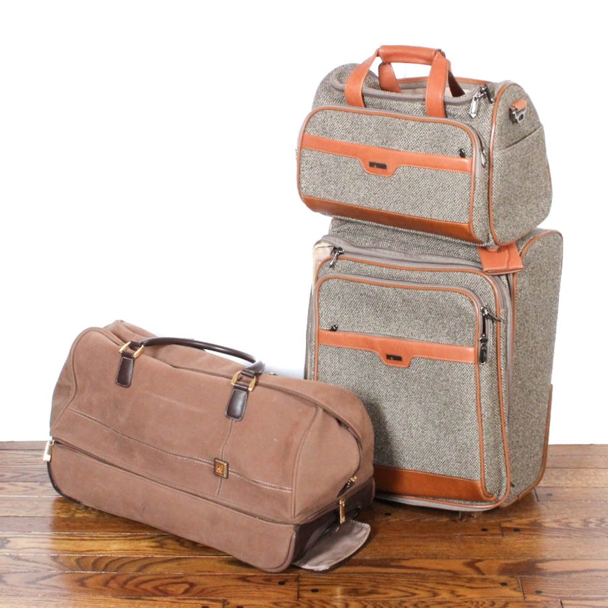 Hartmann Tweed Suitcase, Carry On and Duffel Bag