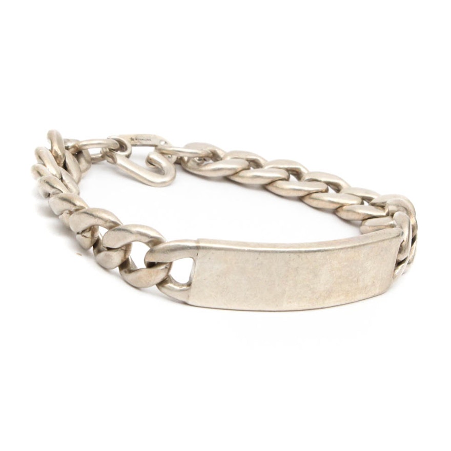 Sterling Silver I.D. Bracelet