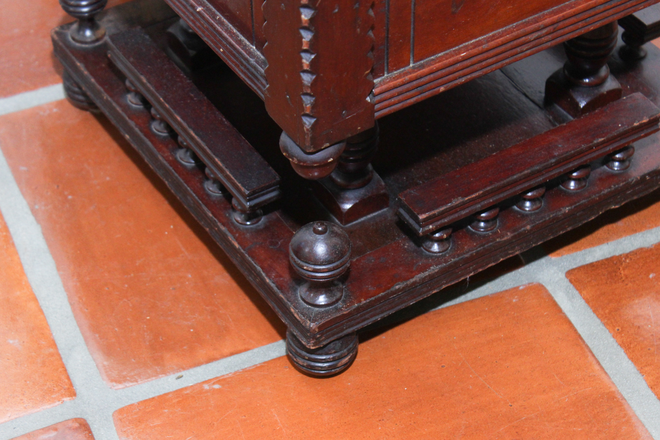 Eastlake Period Sewing Box Footstool