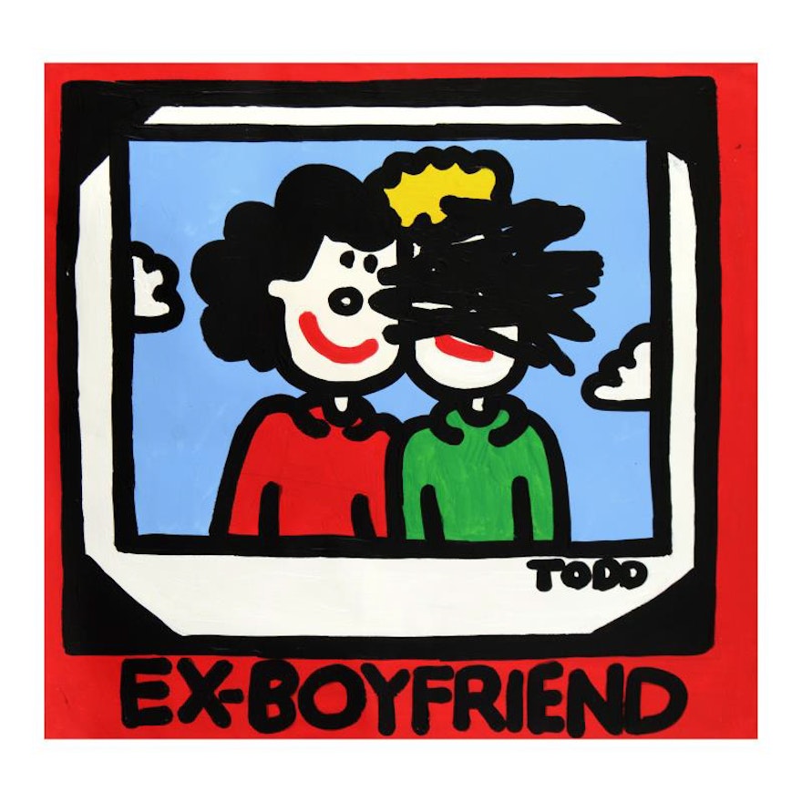"Ex-Boyfriend" Original Acrylic Painting by Todd Goldman