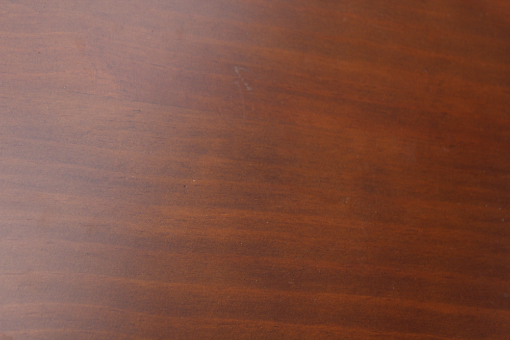 Ballard Designs "Newport" Mahogany Demilune Table