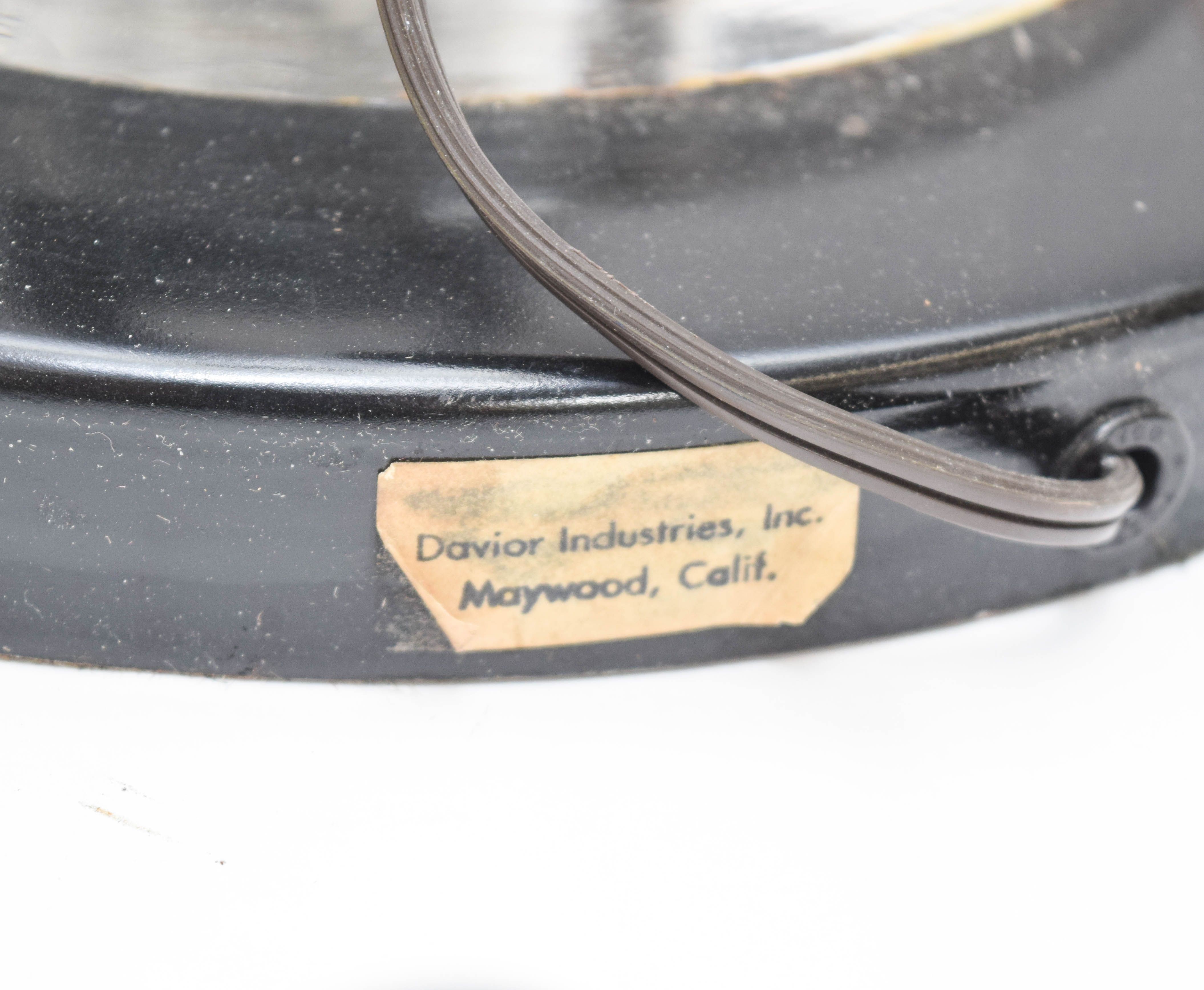 Pair of Modern Black Lucite Table Lamps by Davior Industries