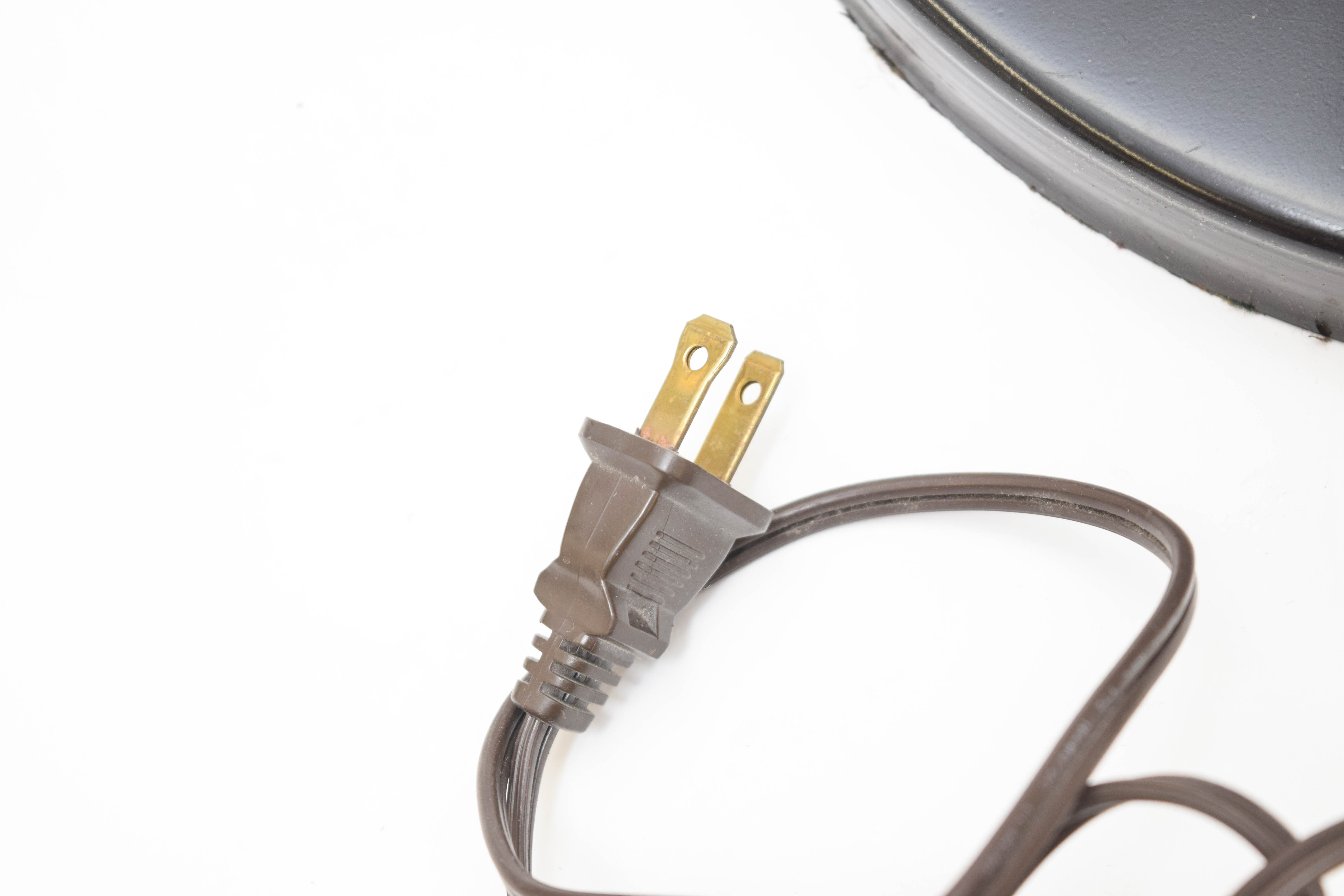 Pair of Modern Black Lucite Table Lamps by Davior Industries