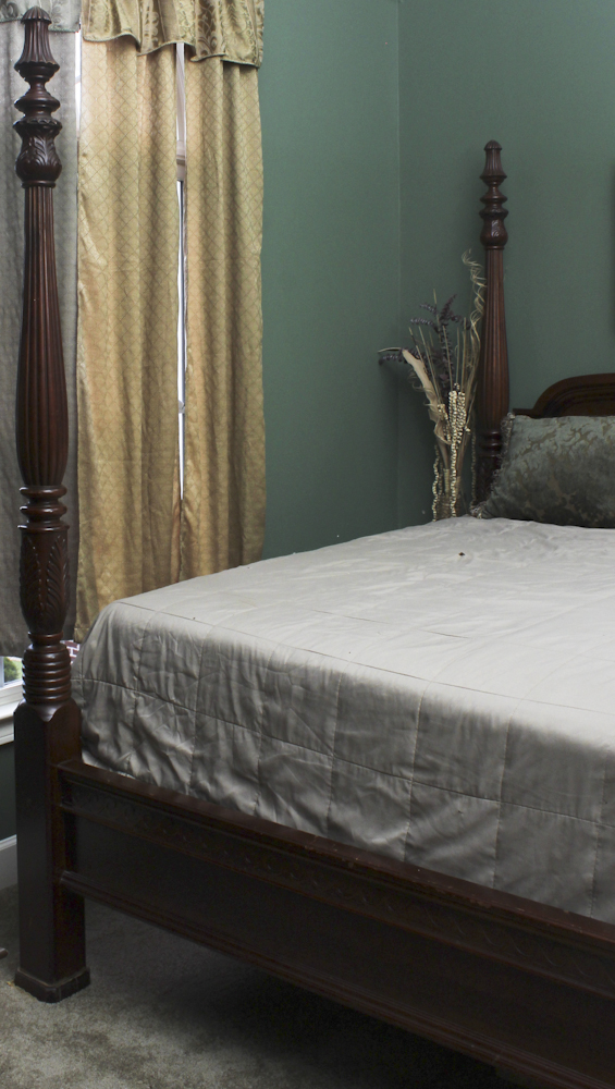 Vintage Cherry Four Poster Bed Frame