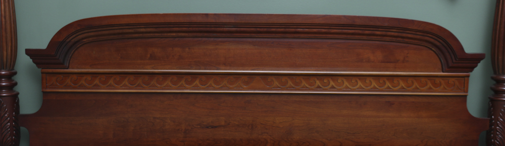 Vintage Cherry Four Poster Bed Frame