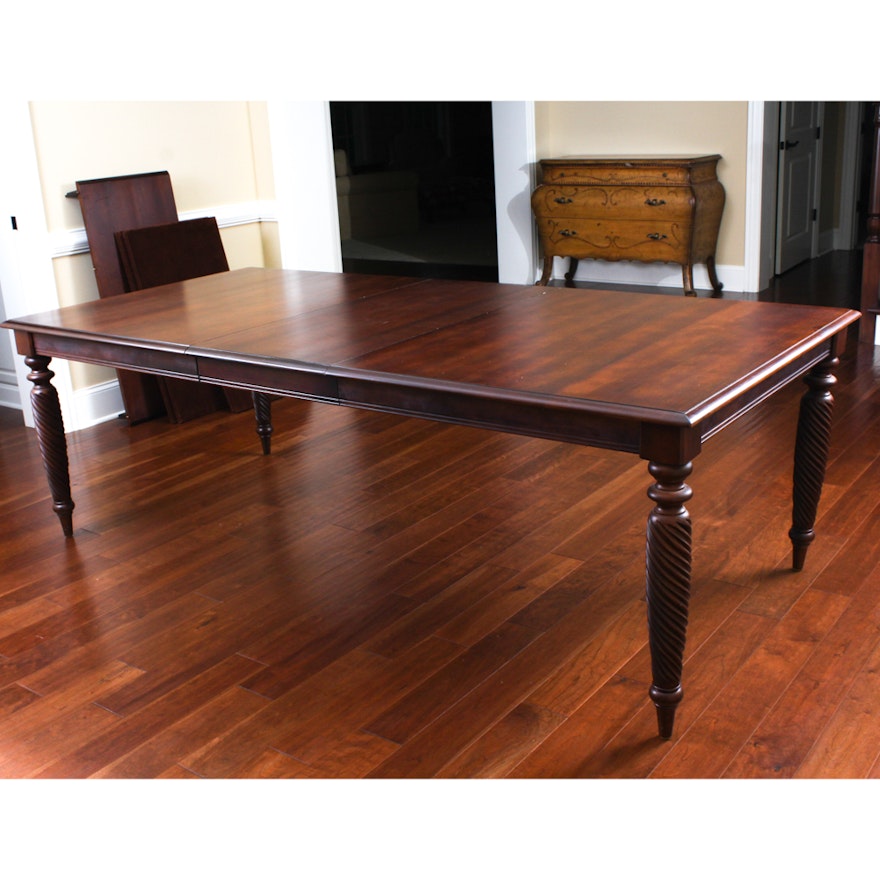Mahogany Dining Table by Ethan Allen