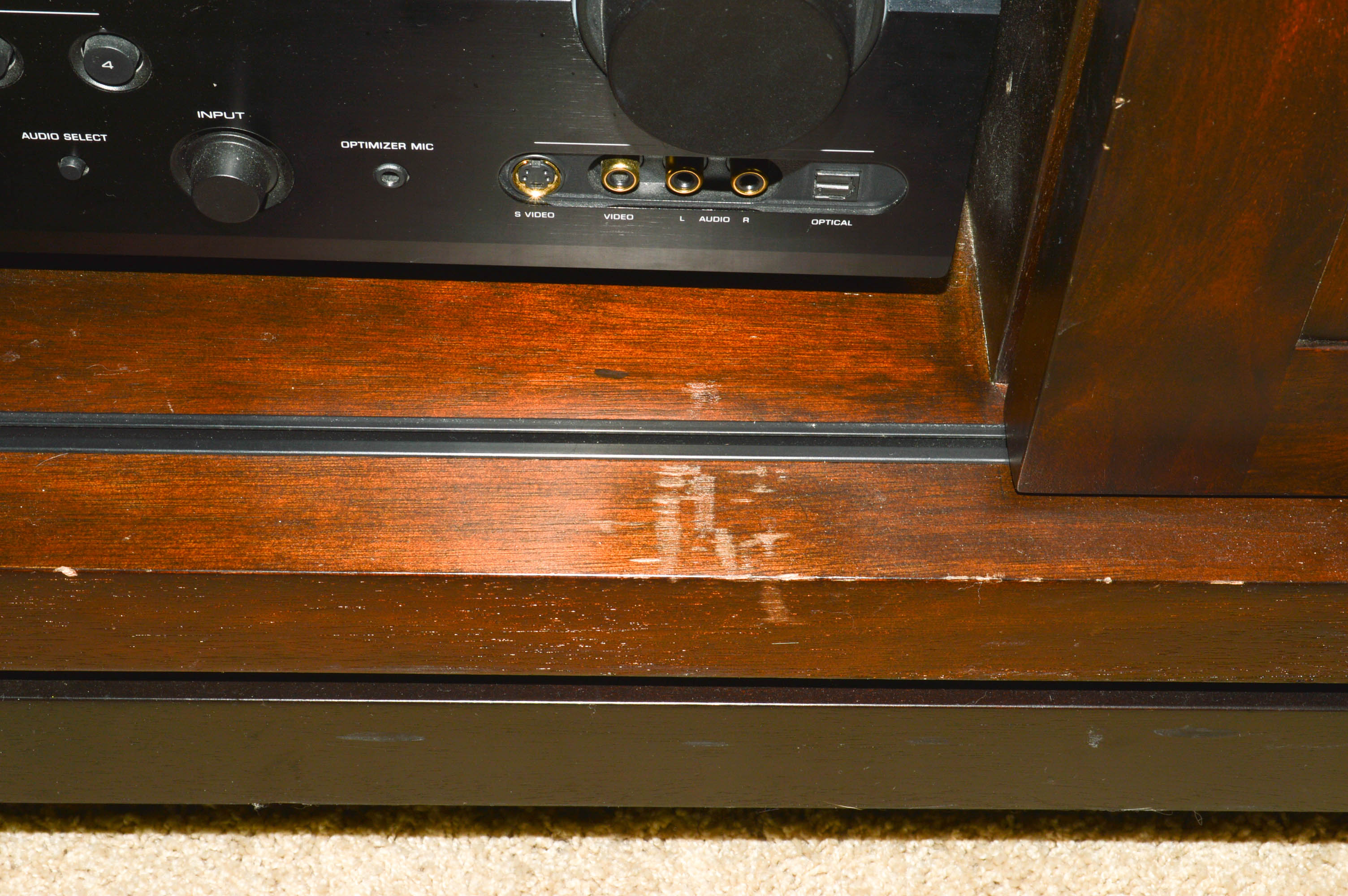 Sony SXRD 60-Inch Projection Television, Audio Components and Arhaus Media Stand