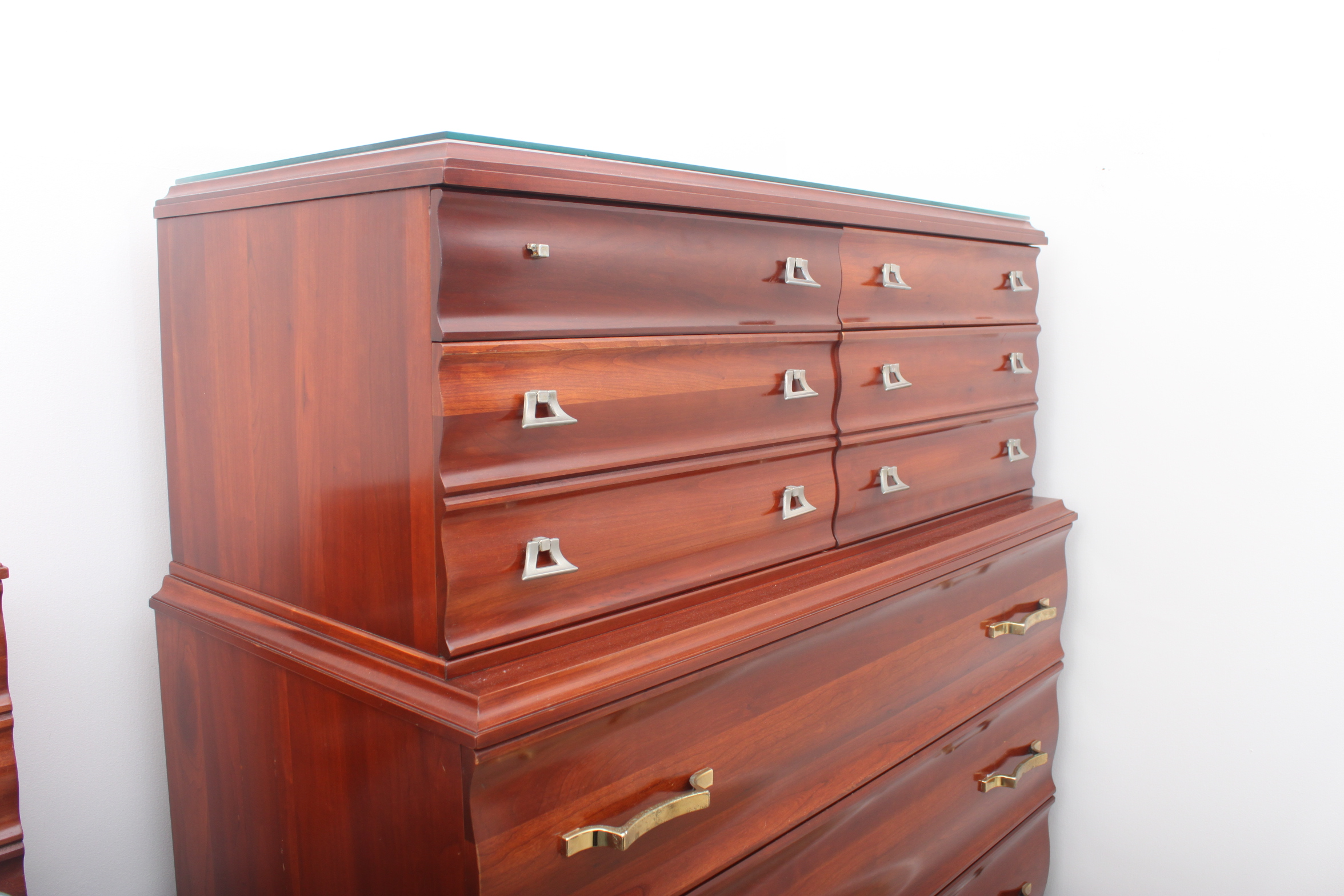 Mid-Century Cherry Chest of Drawers by Kling