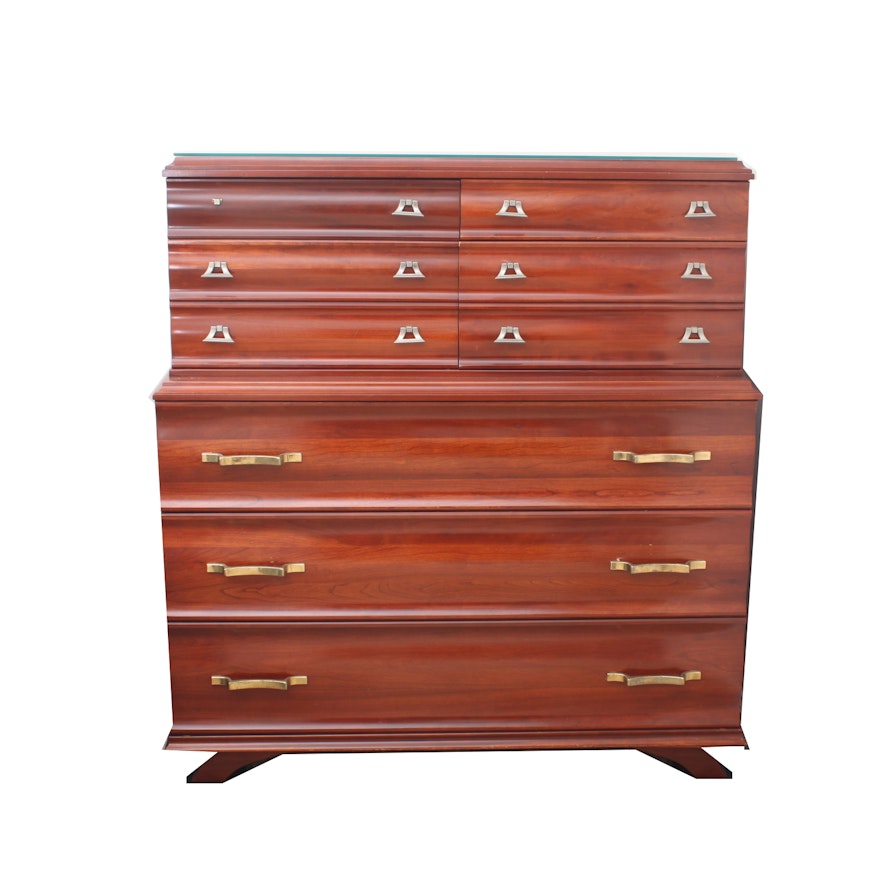 Mid-Century Cherry Chest of Drawers by Kling