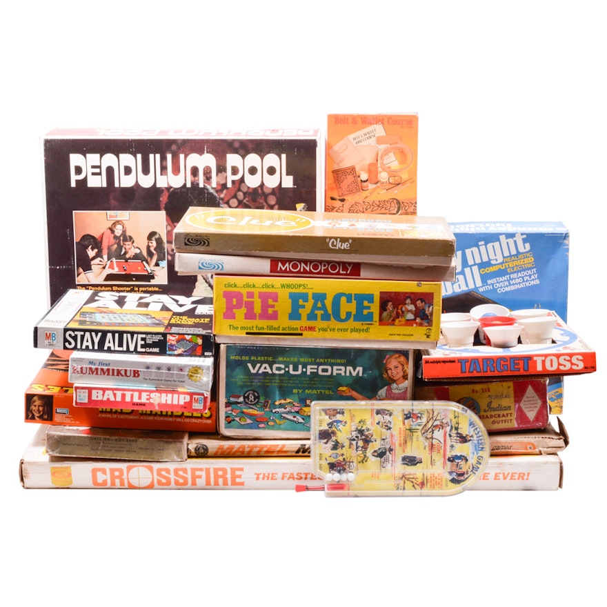 Vast Assortment of Vintage Board Games