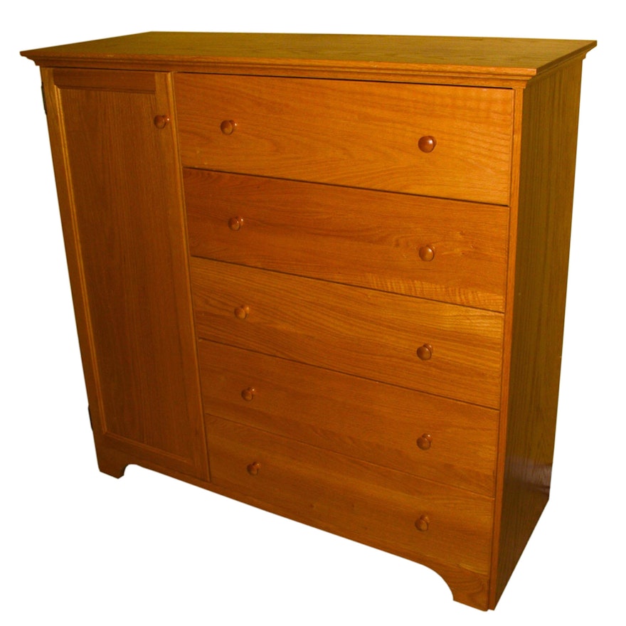 Arhaus Furniture Oak Chest of Drawers