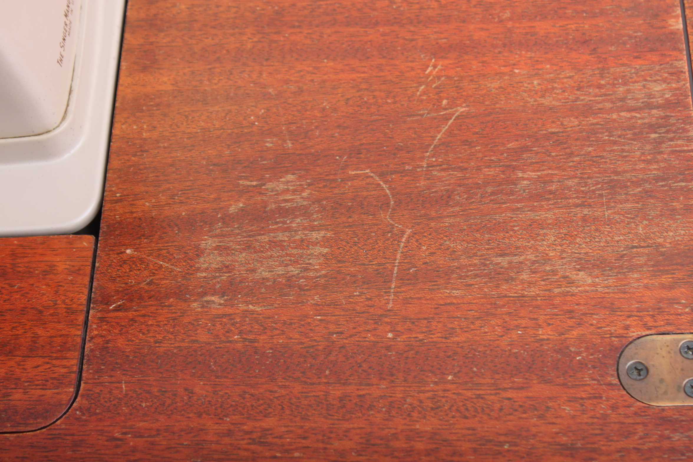 Vintage Singer Model 500A Sewing Machine with Sewing Table