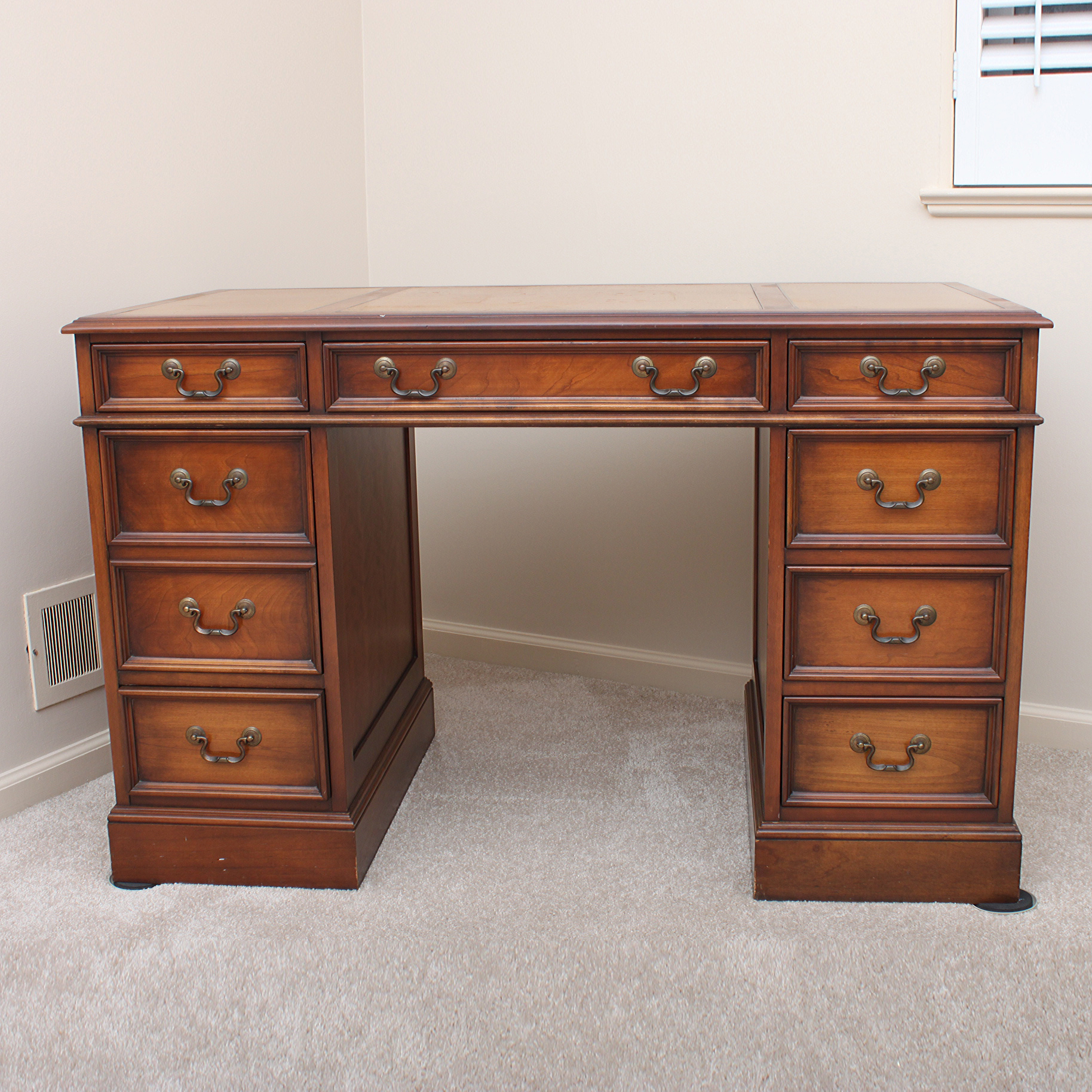 Double Pedestal Desk by Sligh-Lowry